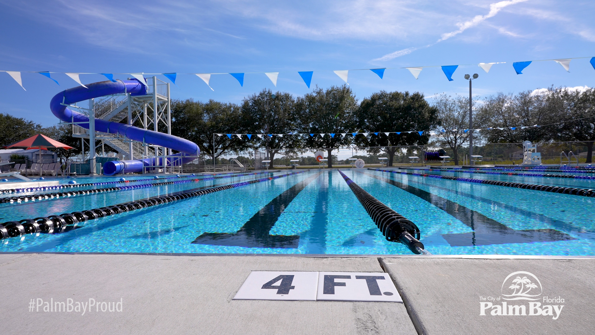 Palm Bay Aquatic Center Swim Lanes