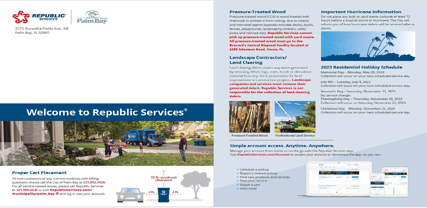 Image of mailer sent to customers.