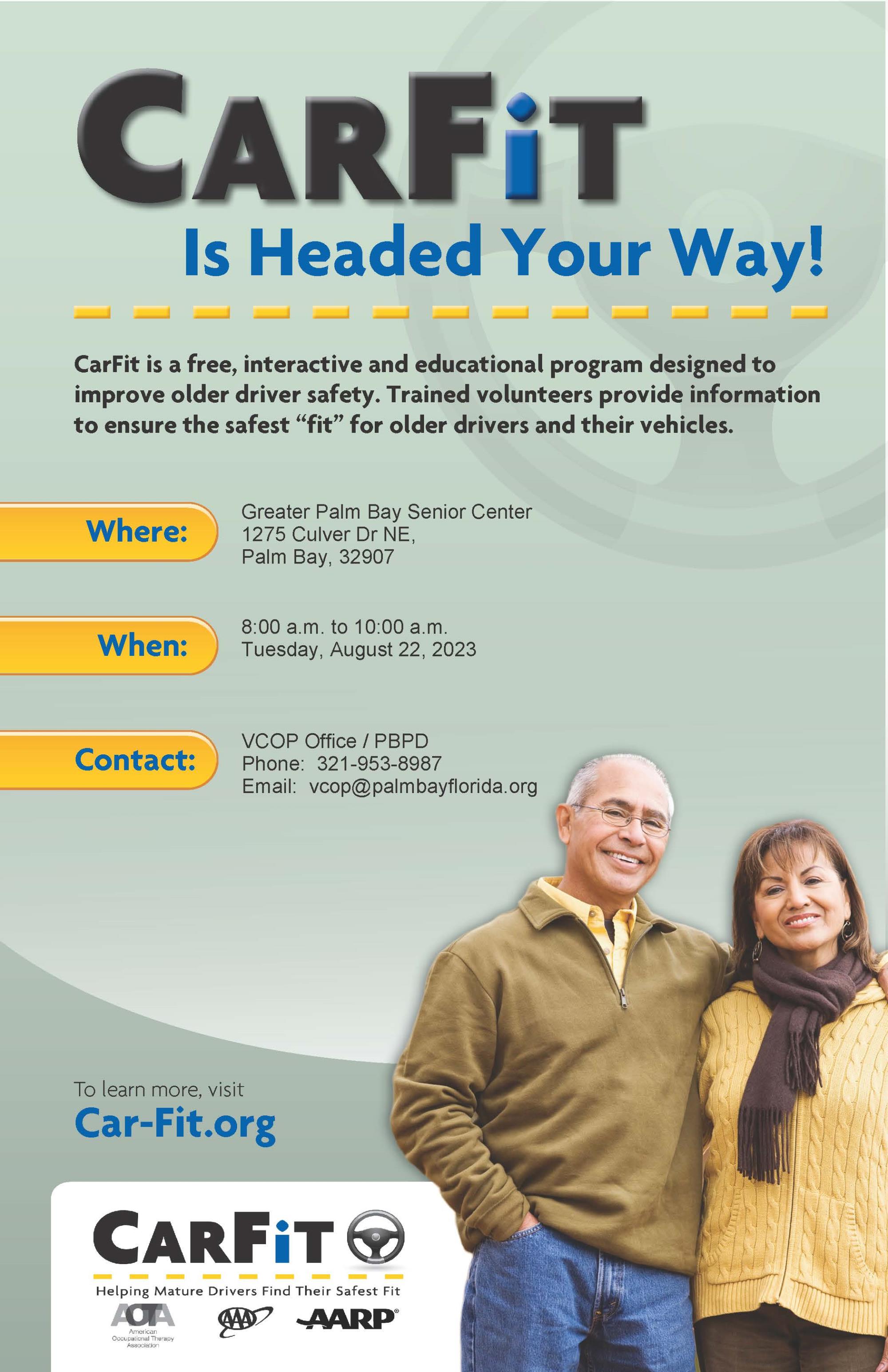 CarFit Event- Aug 22