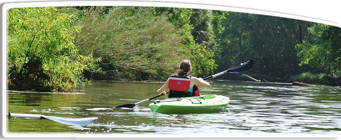 Kayaking on Turkey Creek